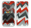The Abstract ZigZag Pattern v4 Skin for the Apple iPhone 5c