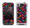 The Abstract Zig Zag Color Pattern Apple iPhone 4-4s LifeProof Fre Case Skin Set