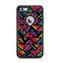 The Abstract Zig Zag Color Pattern Apple iPhone 6 Plus Otterbox Defender Case Skin Set