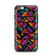 The Abstract Zig Zag Color Pattern Apple iPhone 6 Plus Otterbox Symmetry Case Skin Set