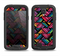 The Abstract Zig Zag Color Pattern Samsung Galaxy S4 LifeProof Fre Case Skin Set