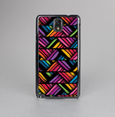 The Abstract Zig Zag Color Pattern Skin-Sert Case for the Samsung Galaxy Note 3