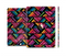 The Abstract Zig Zag Color Pattern Skin Set for the Apple iPad Pro