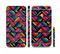 The Abstract Zig Zag Color Pattern Sectioned Skin Series for the Apple iPhone 6 Plus