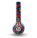 The Abstract Zig Zag Color Pattern Skin for the Beats by Dre Mixr Headphones