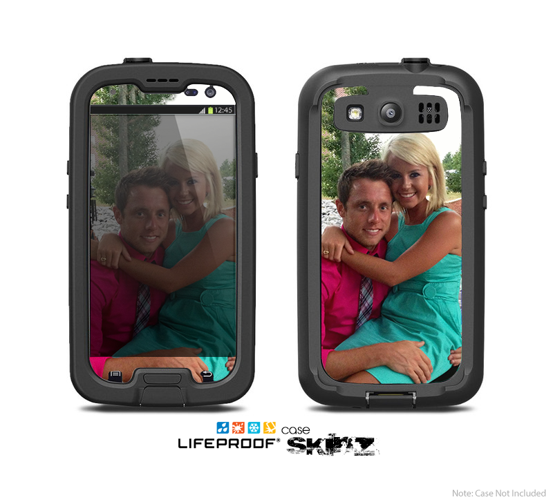 The Add Your Own Image Custom Photo Skin For The Samsung Galaxy S3 LifeProof Case