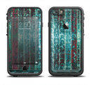 The Aged Blue Victorian Striped Wall Apple iPhone 6/6s LifeProof Fre Case Skin Set