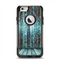 The Aged Blue Victorian Striped Wall Apple iPhone 6 Otterbox Commuter Case Skin Set