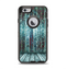 The Aged Blue Victorian Striped Wall Apple iPhone 6 Otterbox Defender Case Skin Set