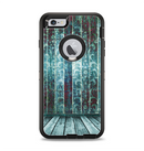 The Aged Blue Victorian Striped Wall Apple iPhone 6 Plus Otterbox Defender Case Skin Set