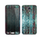 The Aged Blue Victorian Striped Wall Skin For the Samsung Galaxy S5