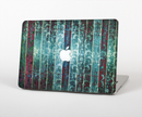 The Aged Blue Victorian Striped Wall Skin for the Apple MacBook Pro 13"  (A1278)