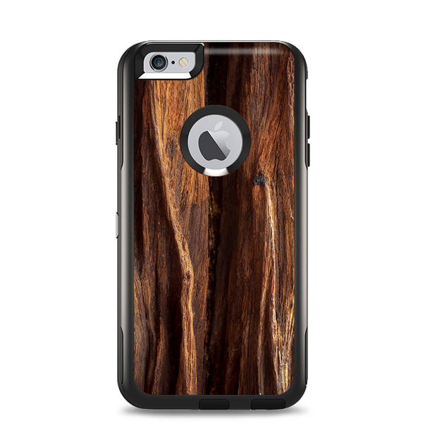 The Aged RedWood Texture Apple iPhone 6 Plus Otterbox Commuter Case Skin Set