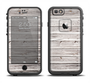 The Aged White Wood Planks Apple iPhone 6/6s LifeProof Fre Case Skin Set