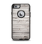 The Aged White Wood Planks Apple iPhone 6 Otterbox Defender Case Skin Set