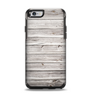 The Aged White Wood Planks Apple iPhone 6 Otterbox Symmetry Case Skin Set