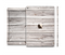 The Aged White Wood Planks Skin Set for the Apple iPad Air 2