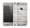 The Aged White Wood Planks Skin Set for the Apple iPhone 5