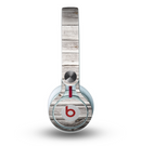 The Aged White Wood Planks Skin for the Beats by Dre Mixr Headphones