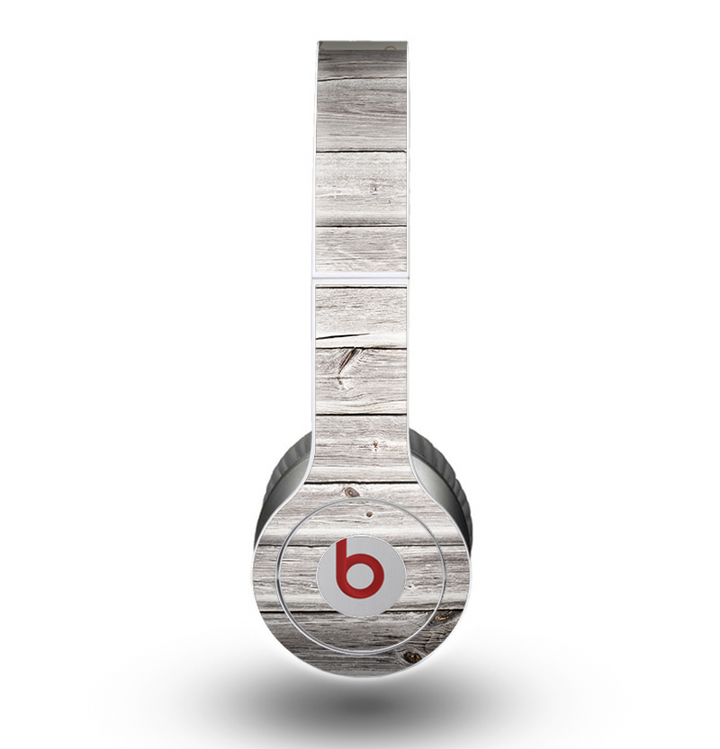 The Aged White Wood Planks Skin for the Beats by Dre Original Solo-Solo HD Headphones