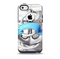 The Aged White Wood With Anchor Skin for the iPhone 5c OtterBox Commuter Case