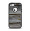 The Aged Wood Planks Apple iPhone 5-5s Otterbox Defender Case Skin Set