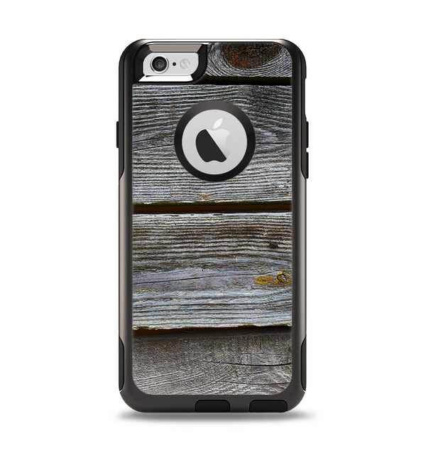 The Aged Wood Planks Apple iPhone 6 Otterbox Commuter Case Skin Set