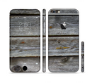 The Aged Wood Planks Sectioned Skin Series for the Apple iPhone 6s Plus