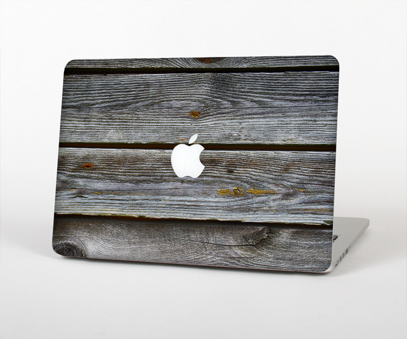 The Aged Wood Planks Skin Set for the Apple MacBook Air 11"