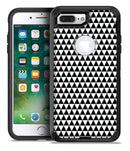 The All Over Black Micro Triangles - iPhone 7 Plus/8 Plus OtterBox Case & Skin Kits