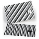 The All Over Black Micro Triangles - Premium Protective Decal Skin-Kit for the Apple Credit Card