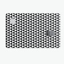 The All Over Black Micro Triangles - Premium Protective Decal Skin-Kit for the Apple Credit Card