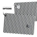 The All Over Black Micro Triangles - Premium Protective Decal Skin-Kit for the Apple Credit Card