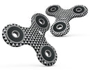 The All Over Black Micro Triangles Full-Body Fidget Spinner Skin-Kit