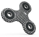 The All Over Black Micro Triangles Full-Body Fidget Spinner Skin-Kit
