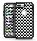 The All Over Black Micro Triangles - iPhone 7 Plus/8 Plus OtterBox Case & Skin Kits