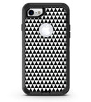 The All Over Black Micro Triangles - iPhone 7 or 8 OtterBox Case & Skin Kits