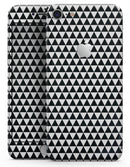 The All Over Black Micro Triangles - Skin-kit for the iPhone 8 or 8 Plus