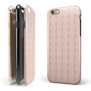 The All Over Coral Royal Pattern iPhone 6/6s or 6/6s Plus 2-Piece Hybrid INK-Fuzed Case