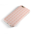 The All Over Coral Royal Pattern iPhone 6/6s or 6/6s Plus 2-Piece Hybrid INK-Fuzed Case