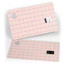 The All Over Coral Royal Pattern - Premium Protective Decal Skin-Kit for the Apple Credit Card