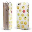 The All Over Emoji Pattern iPhone 6/6s or 6/6s Plus 2-Piece Hybrid INK-Fuzed Case