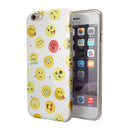 The All Over Emoji Pattern iPhone 6/6s or 6/6s Plus 2-Piece Hybrid INK-Fuzed Case