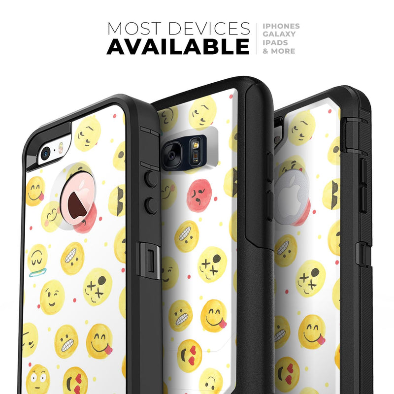 The All Over Emoji Pattern - Skin Kit for the iPhone OtterBox Cases