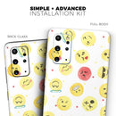 The All Over Emoji Pattern - Premium Vinyl Skin Decal for Samsung Galaxy S25 Ultra, S24, S23, S22 & All Galaxy S Models