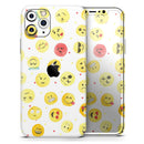 The All Over Emoji Pattern - Protective Skin Wrap & Decal – Compatible with iPhone SE to iPhone 17 Pro Max (All Models)