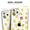 The All Over Emoji Pattern - Protective Skin Wrap & Decal – Compatible with iPhone SE to iPhone 17 Pro Max (All Models)