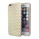 The All Over Golden Dot Pattern iPhone 6/6s or 6/6s Plus 2-Piece Hybrid INK-Fuzed Case