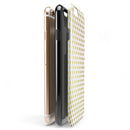 The All Over Golden Dot Pattern iPhone 6/6s or 6/6s Plus 2-Piece Hybrid INK-Fuzed Case