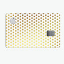 The All Over Golden Dot Pattern - Premium Protective Decal Skin-Kit for the Apple Credit Card